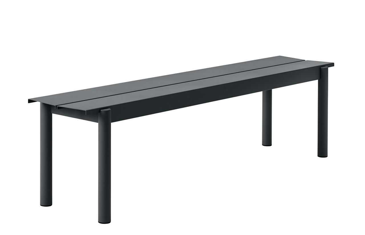 LINEAR STEEL Bench, 170 x 39cm