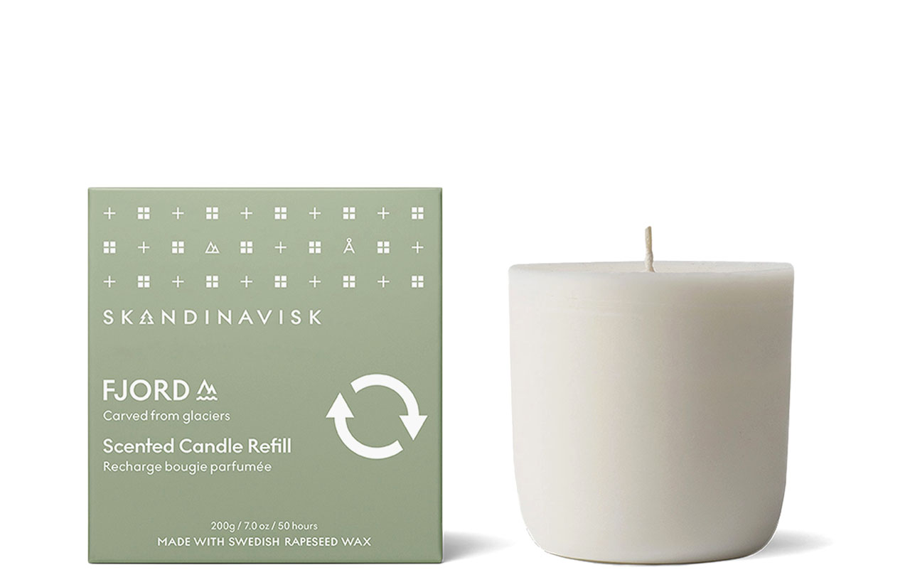 FJORD scented candle refill, 200 g