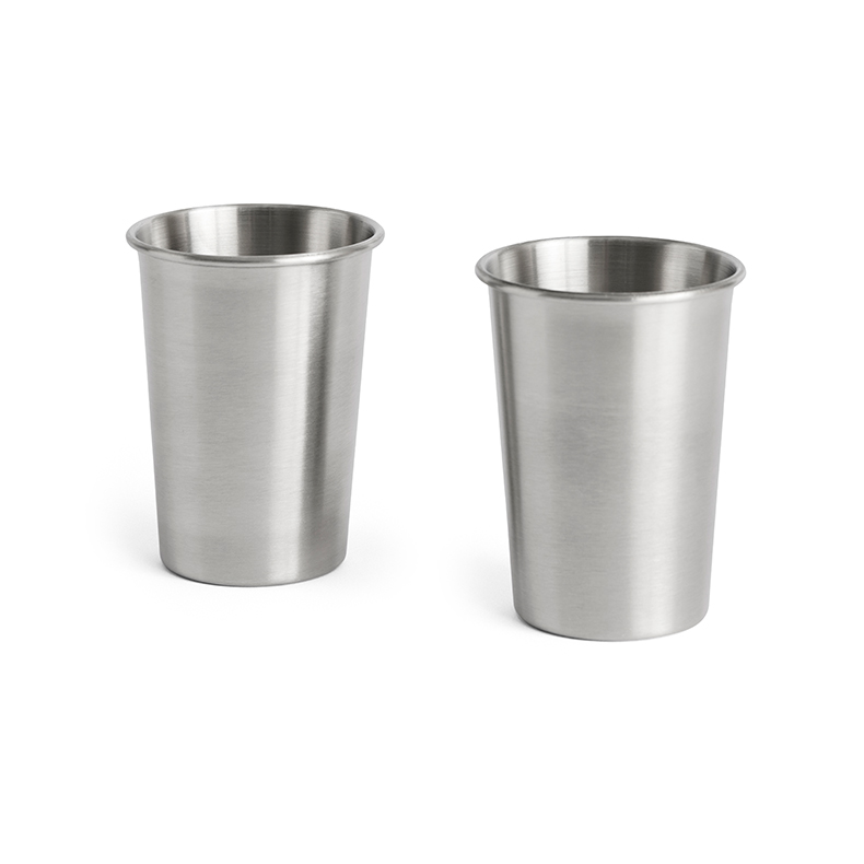 OUTDOOR MARKET steel cup, set of 2, M