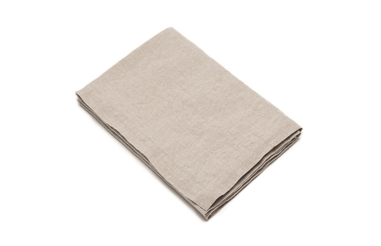STONE WASHED tablecloth round, Ø137