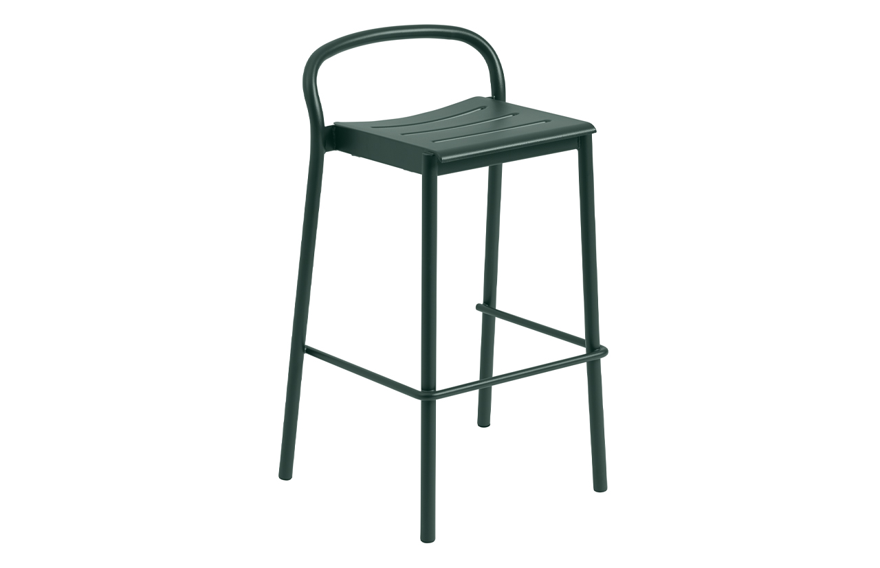 LINEAR STEEL Bar Stool