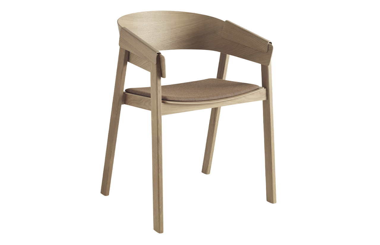 brown padding / oak