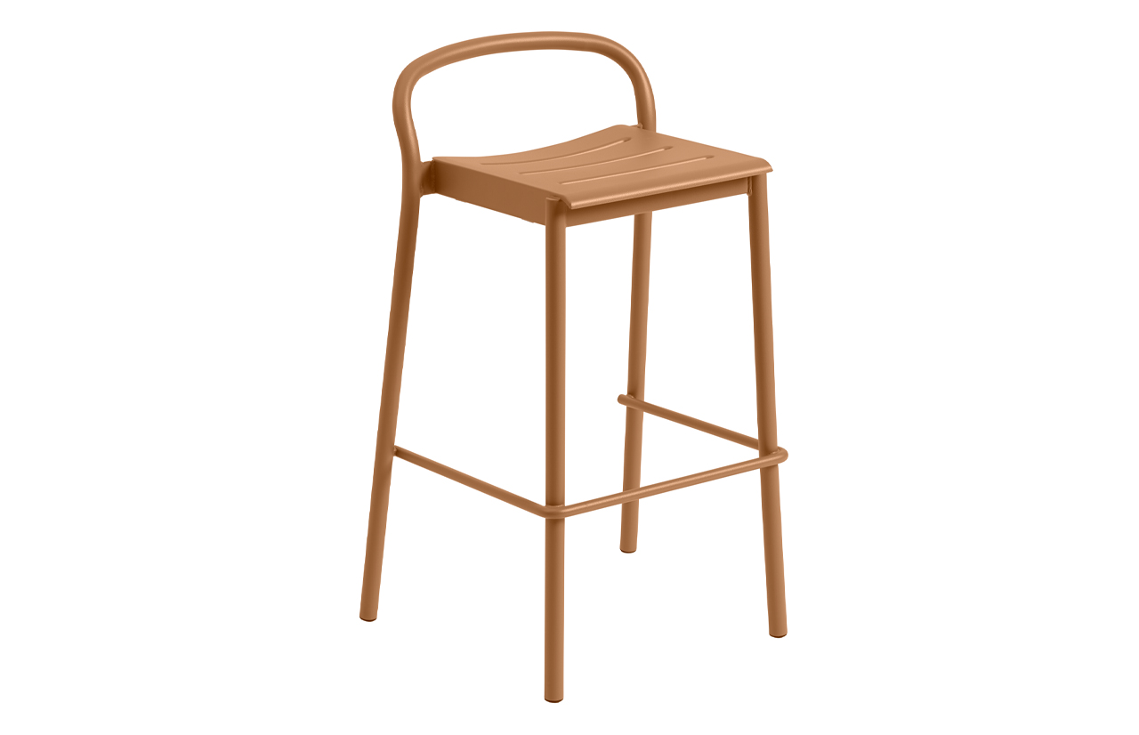 LINEAR STEEL Bar Stool