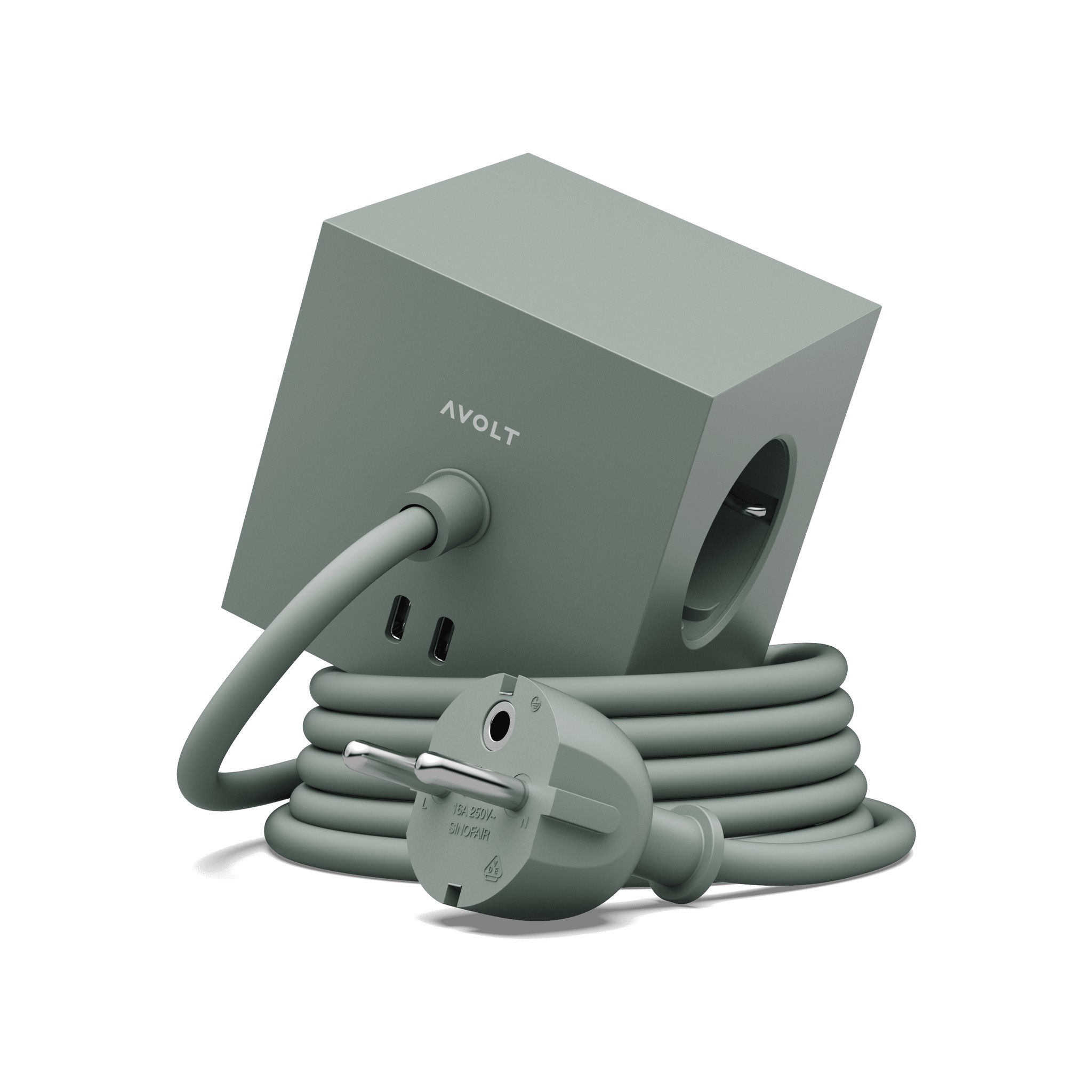 SQUARE 1 / USB-C & MAGNET ilgintuvas, 1.8 m.  