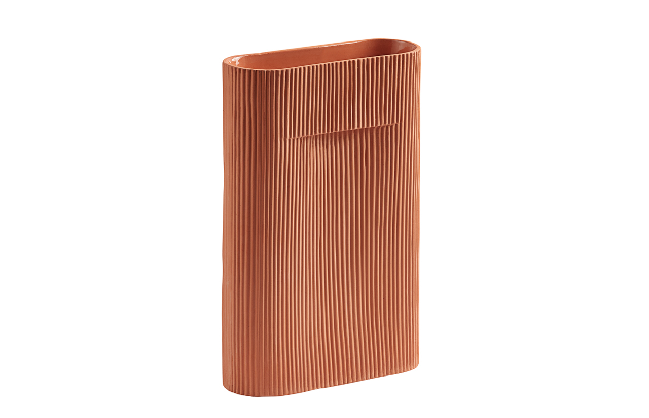 RIDGE vaza, 35 cm, keramika