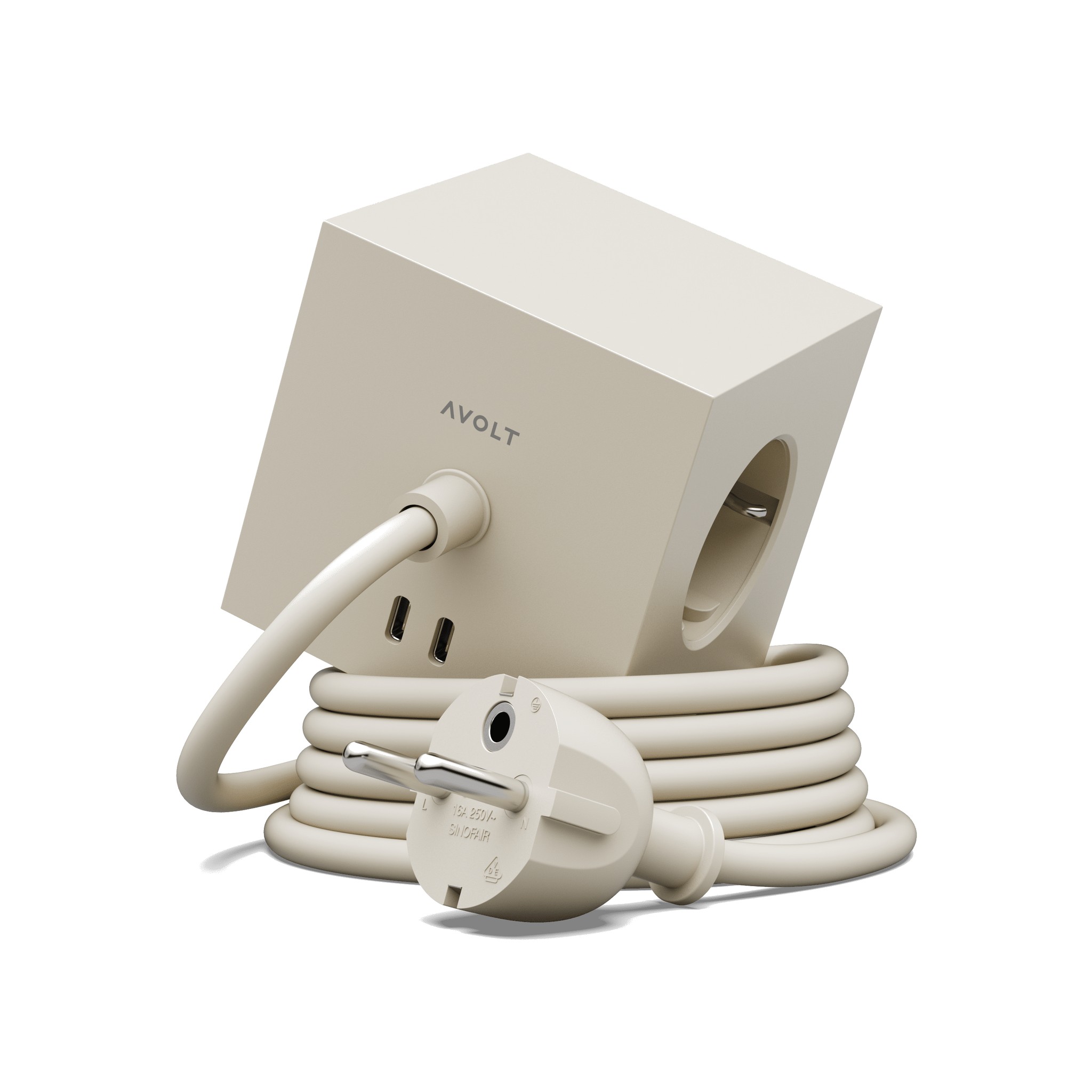 SQUARE 1 / USB-C & MAGNET ilgintuvas, 1.8 m.  