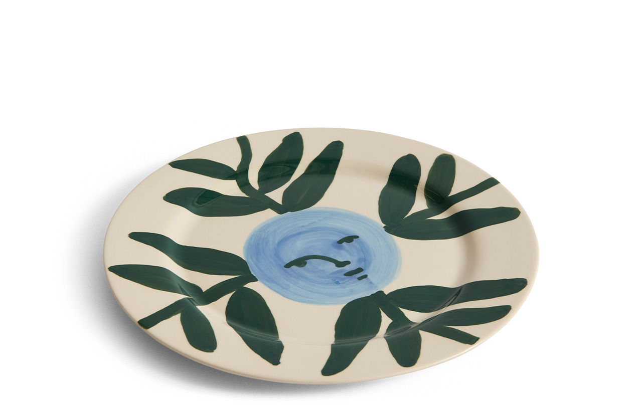 LA PITTURA plate, Ø 28,5 cm, Moon face vine