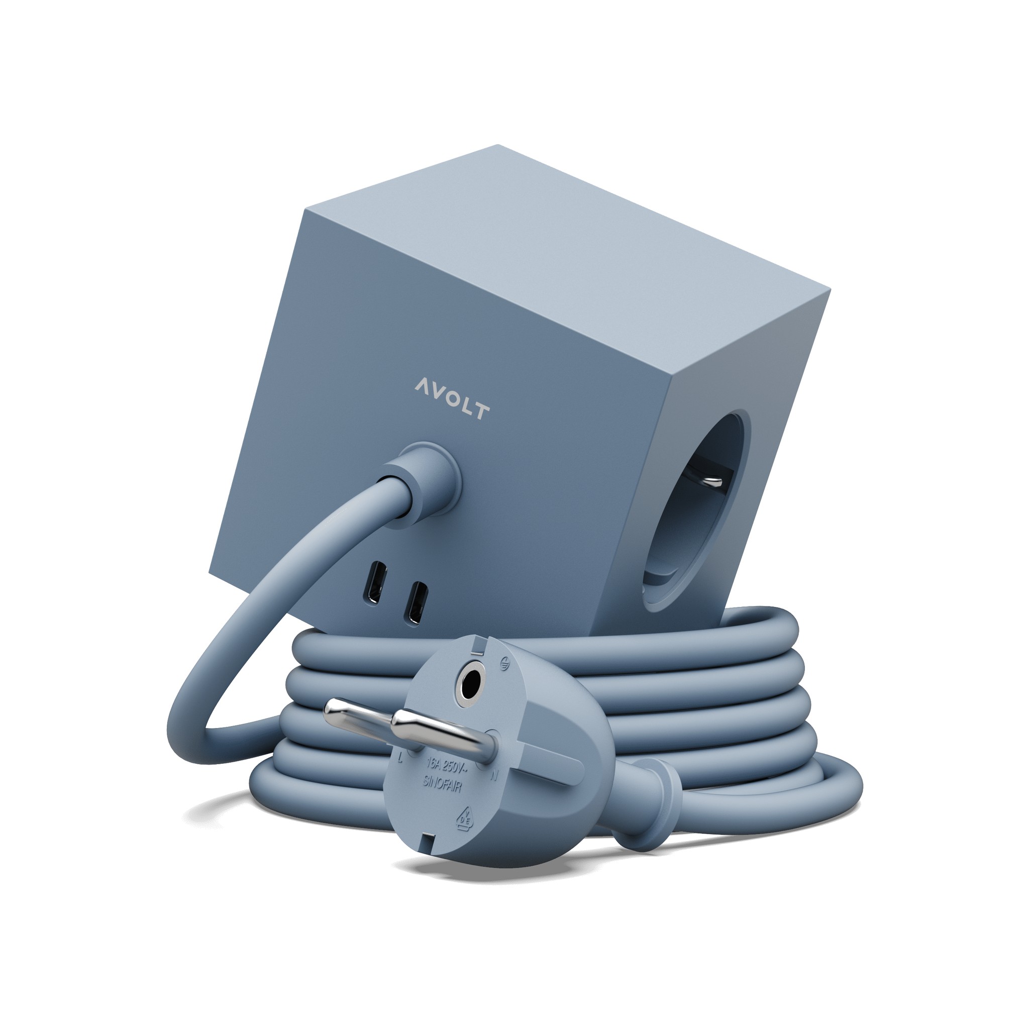 SQUARE 1 / USB-C & MAGNET ilgintuvas, 1.8 m.  