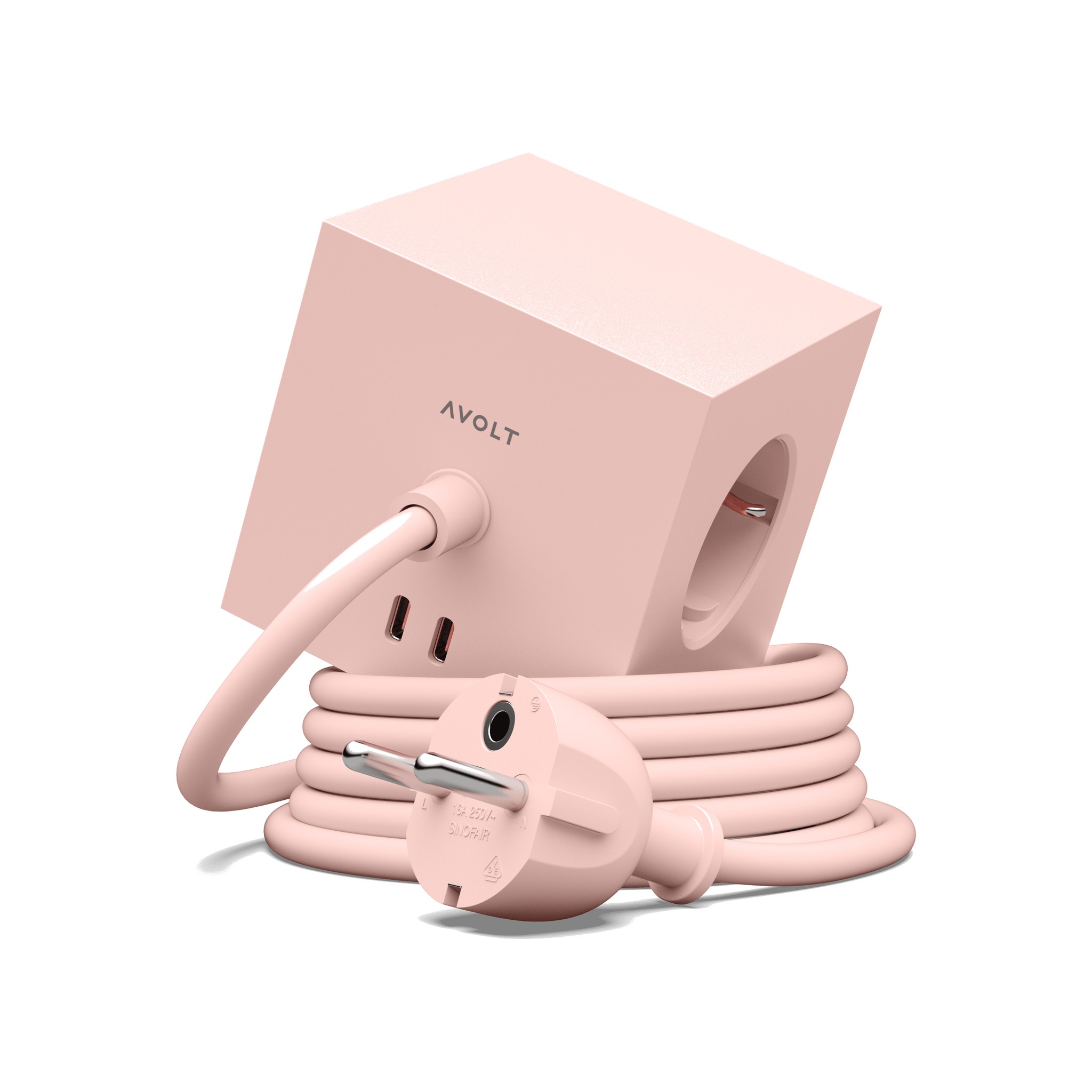 SQUARE 1 / USB-C & MAGNET ilgintuvas, 1.8 m.  