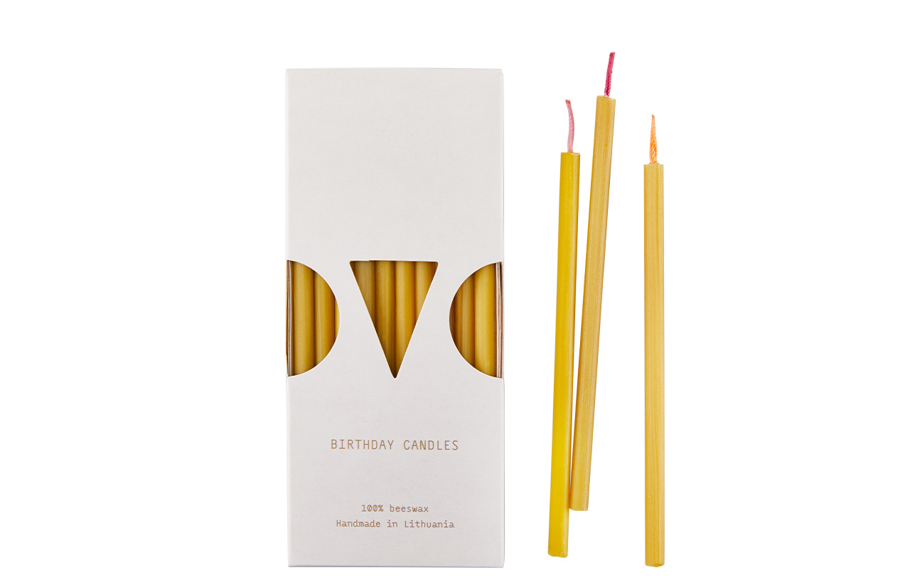 BIRTHDAY candle set, 10 pcs.