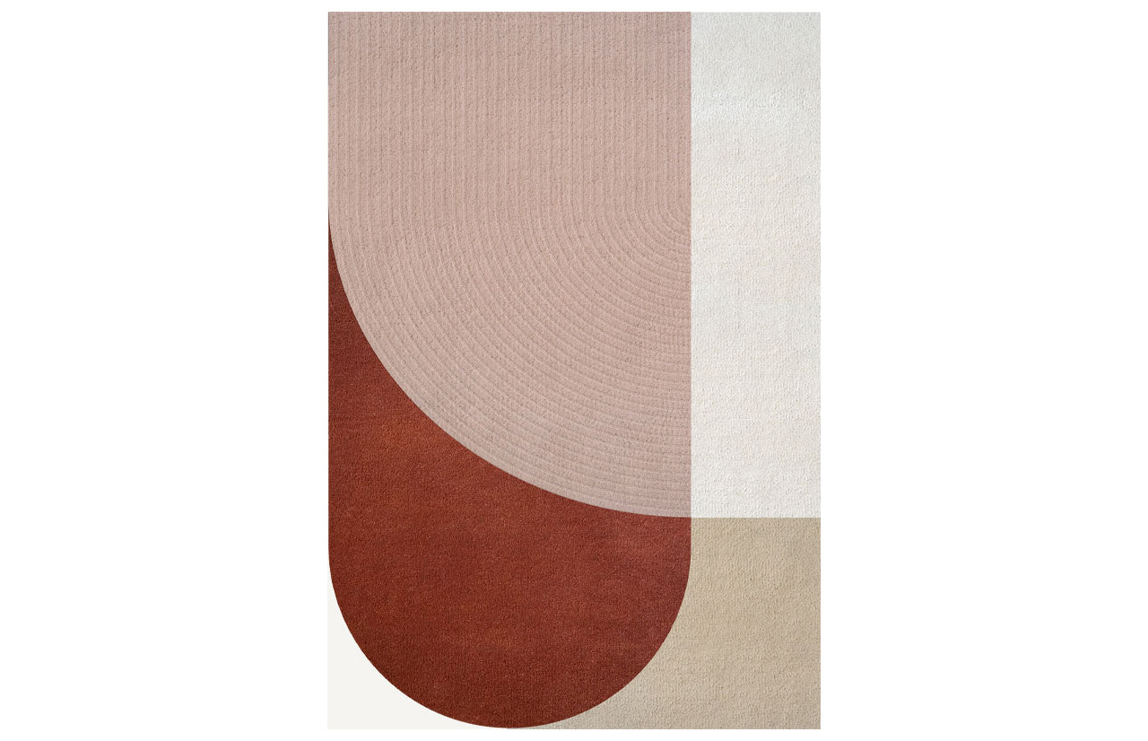 FOLLOW THE TRACE kilimas, 220 x 350 cm