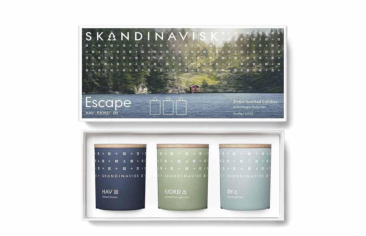 ESCAPE scented candle set