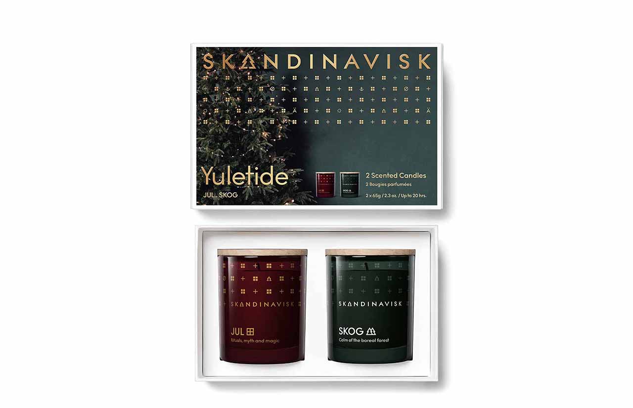 YULETIDE scented candle set