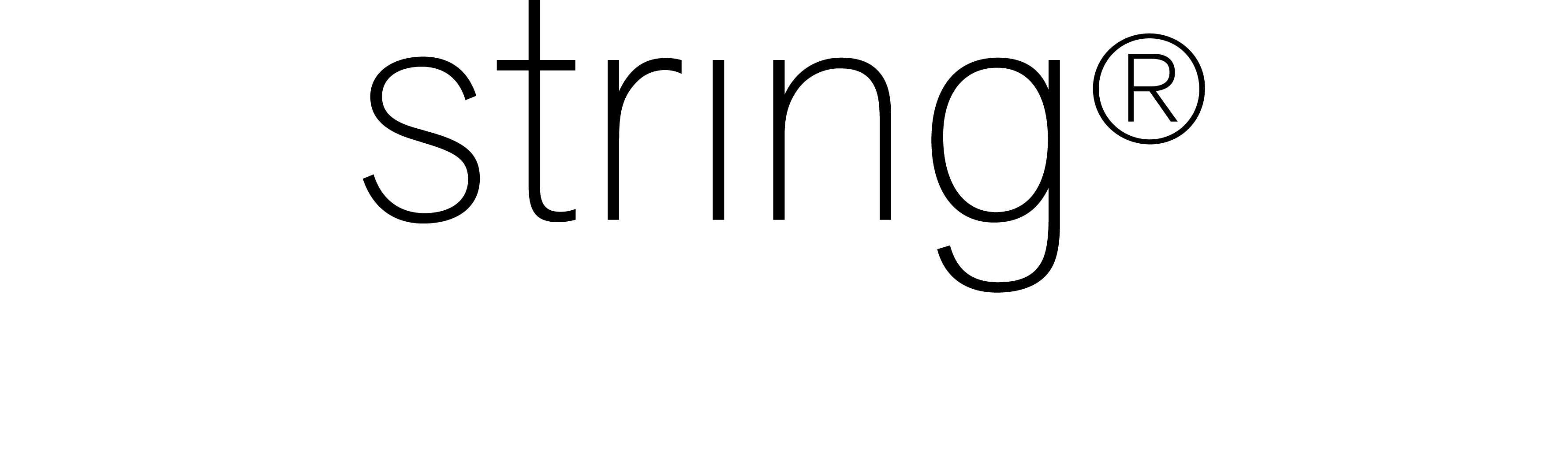 String