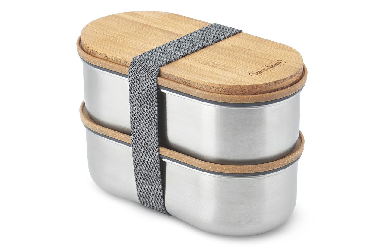 STAINLESS STEEL BENTO BOX pietų indelių rinkinys