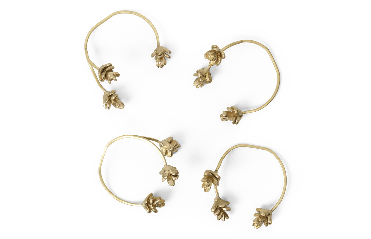 FOREST Napkin Rings Set, 4pcs.