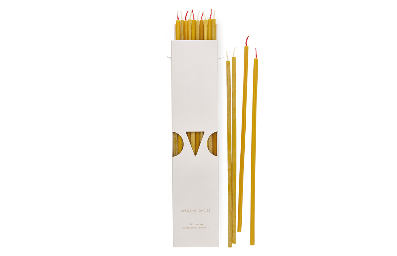 CHRISTMAS candle set, 10 pcs.