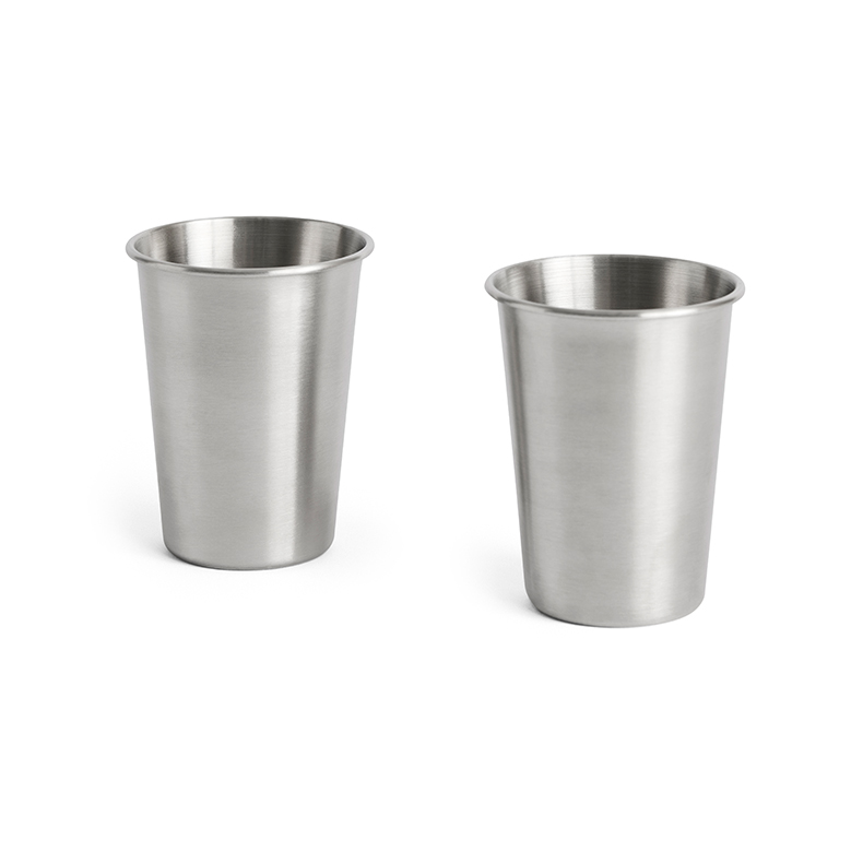 OUTDOOR MARKET steel cup, set of 2, S