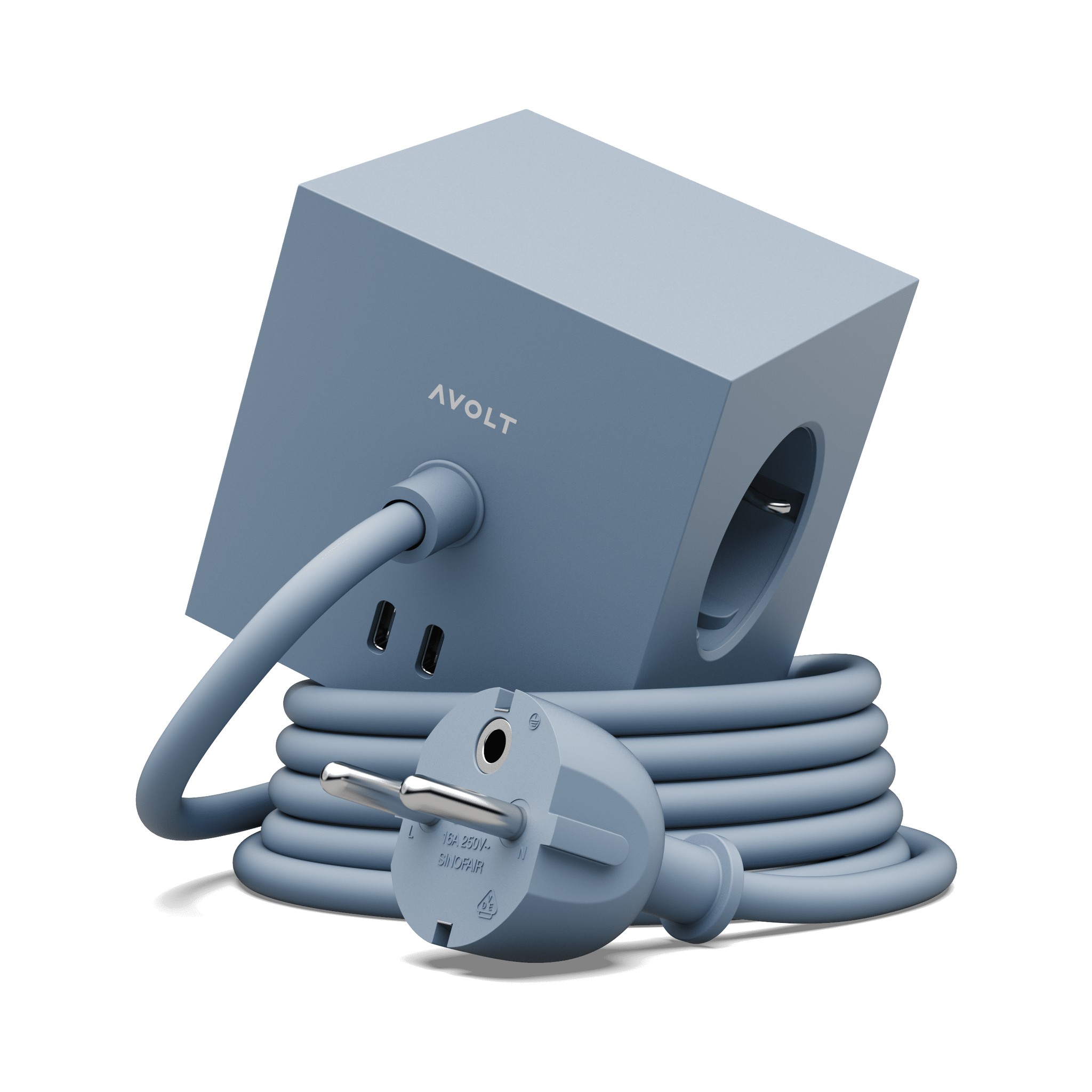 SQUARE 1 / USB-C & MAGNET - ilgintuvas, 3 m.