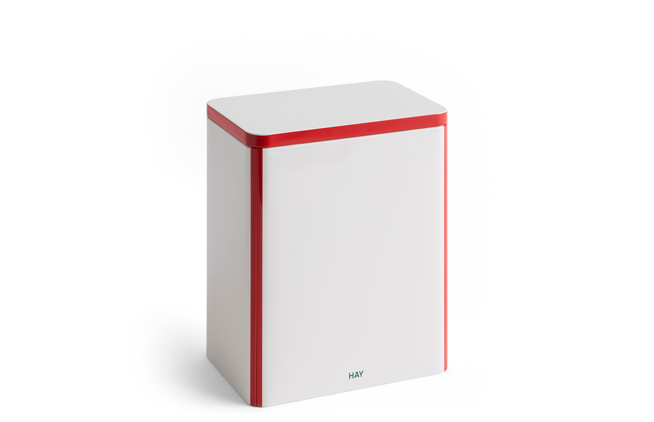 white / red