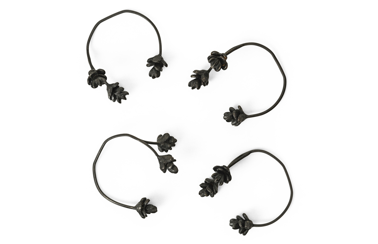 FOREST Napkin Rings Set, black 1104267412