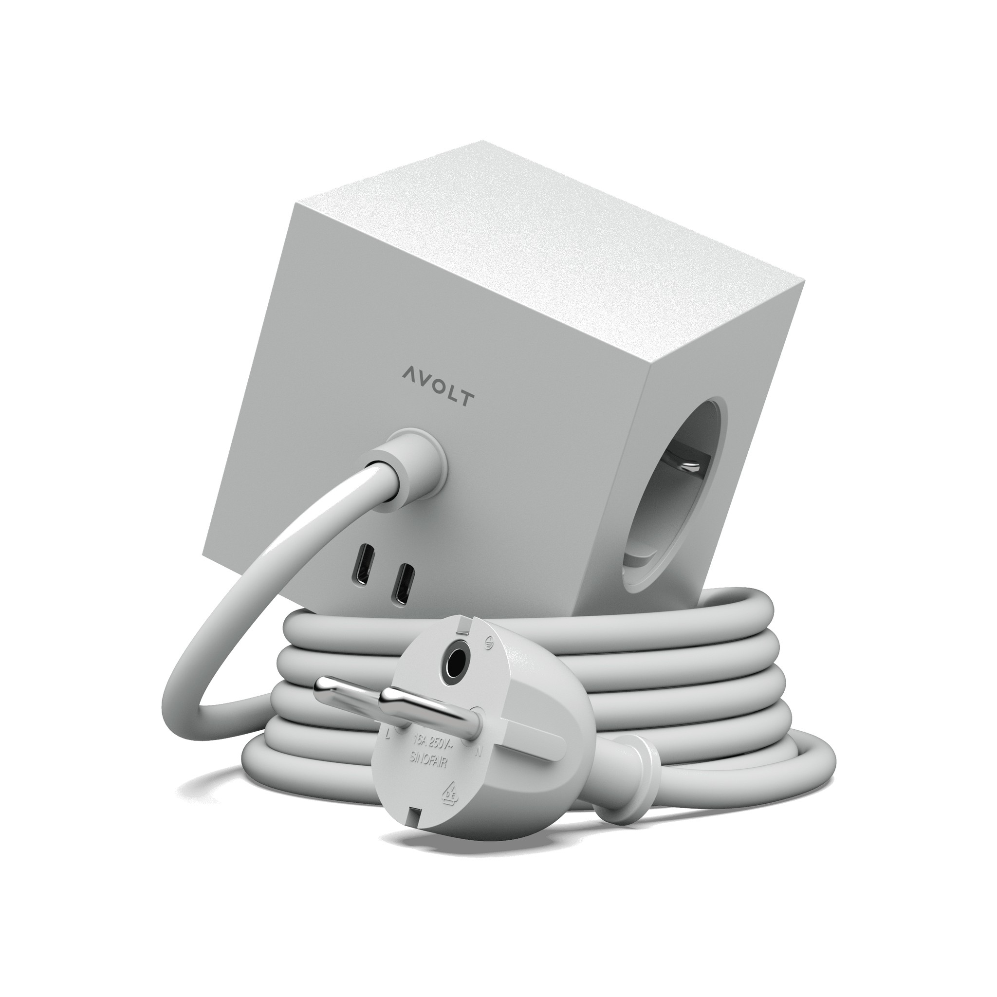 SQUARE 1 / USB-C & MAGNET ilgintuvas, 1.8 m.  