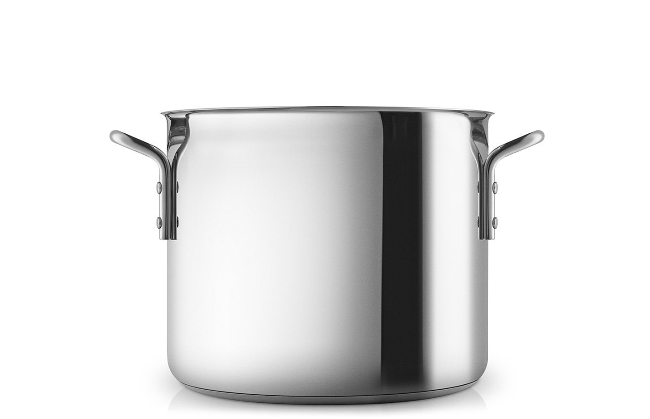 EVA TRIO STAINLESS STEEL Pot with Ceramic Coating, 4.8L