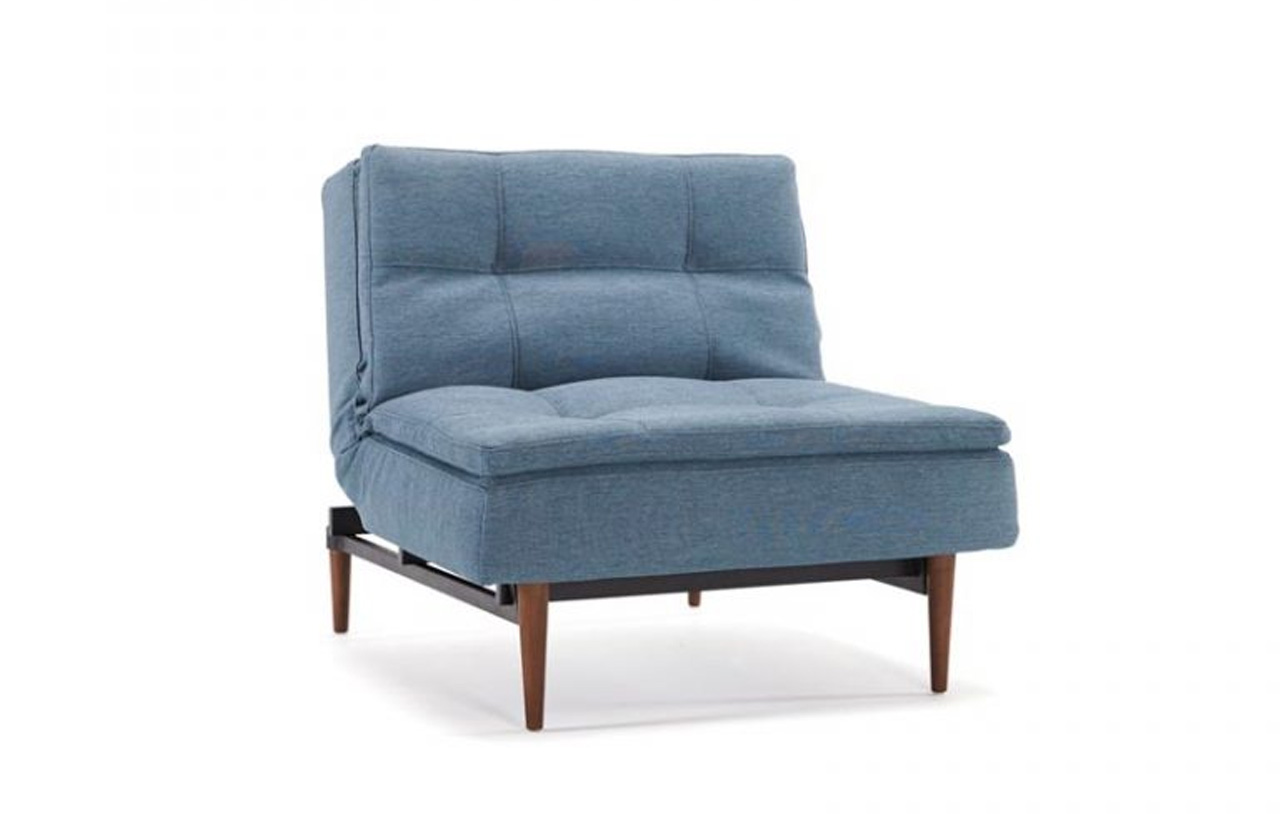 DUBLEXO STYLETTO armchair, dark oak legs