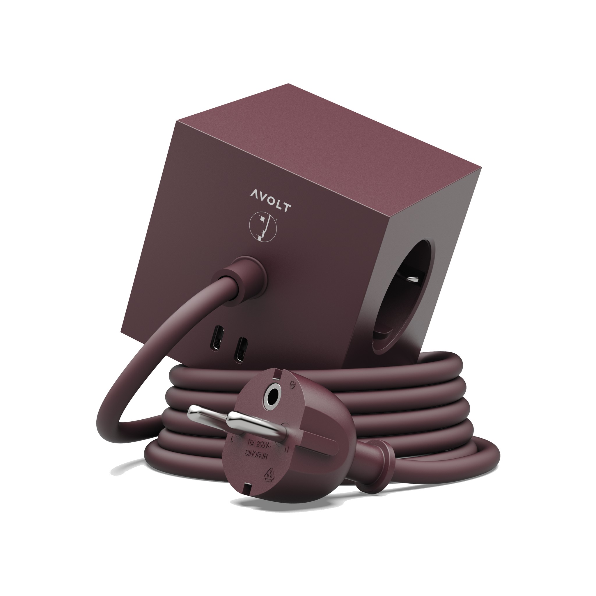 SQUARE 1 / USB-C & MAGNET - BAUHAUS ARCHIVE ilgintuvas, 1.8 m