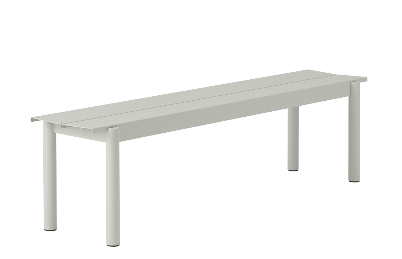 LINEAR STEEL Bench, 170 x 39cm