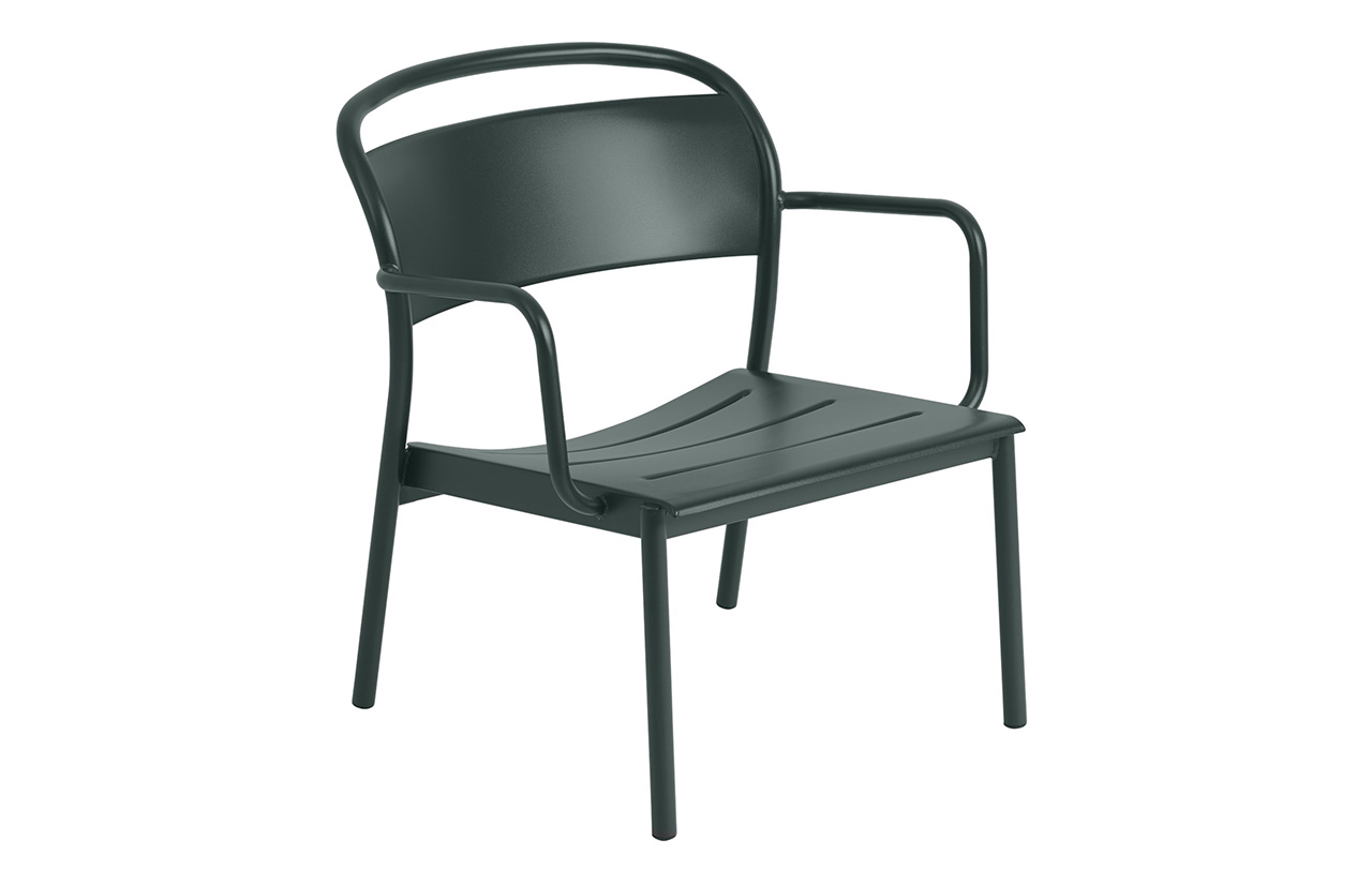 LINEAR STEEL LOUNGE kėdė su porankiais