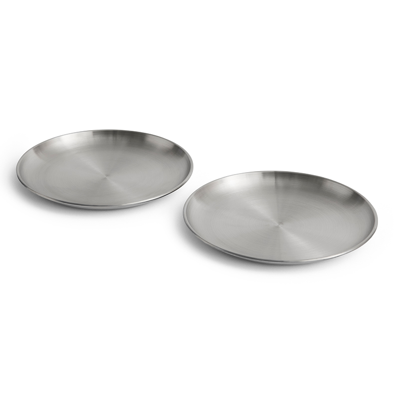 OUTDOOR MARKET steel plate, set of 2