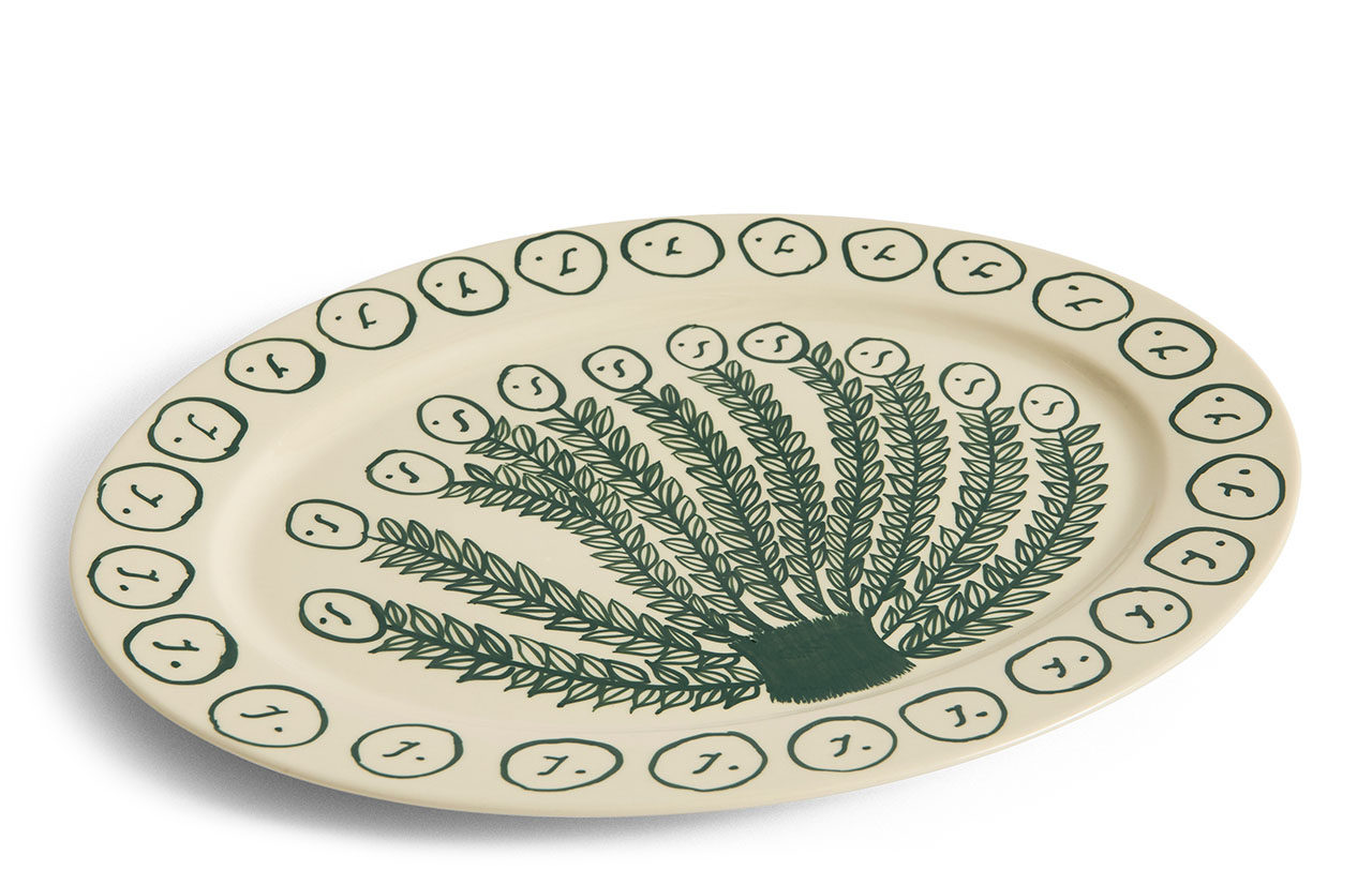 LA PITTURA serving platter, Olive grove