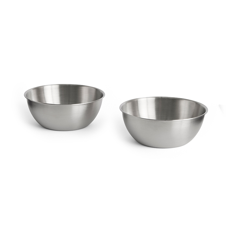 OUTDOOR MARKET steel bowls, set of 2, Ø 16 cm