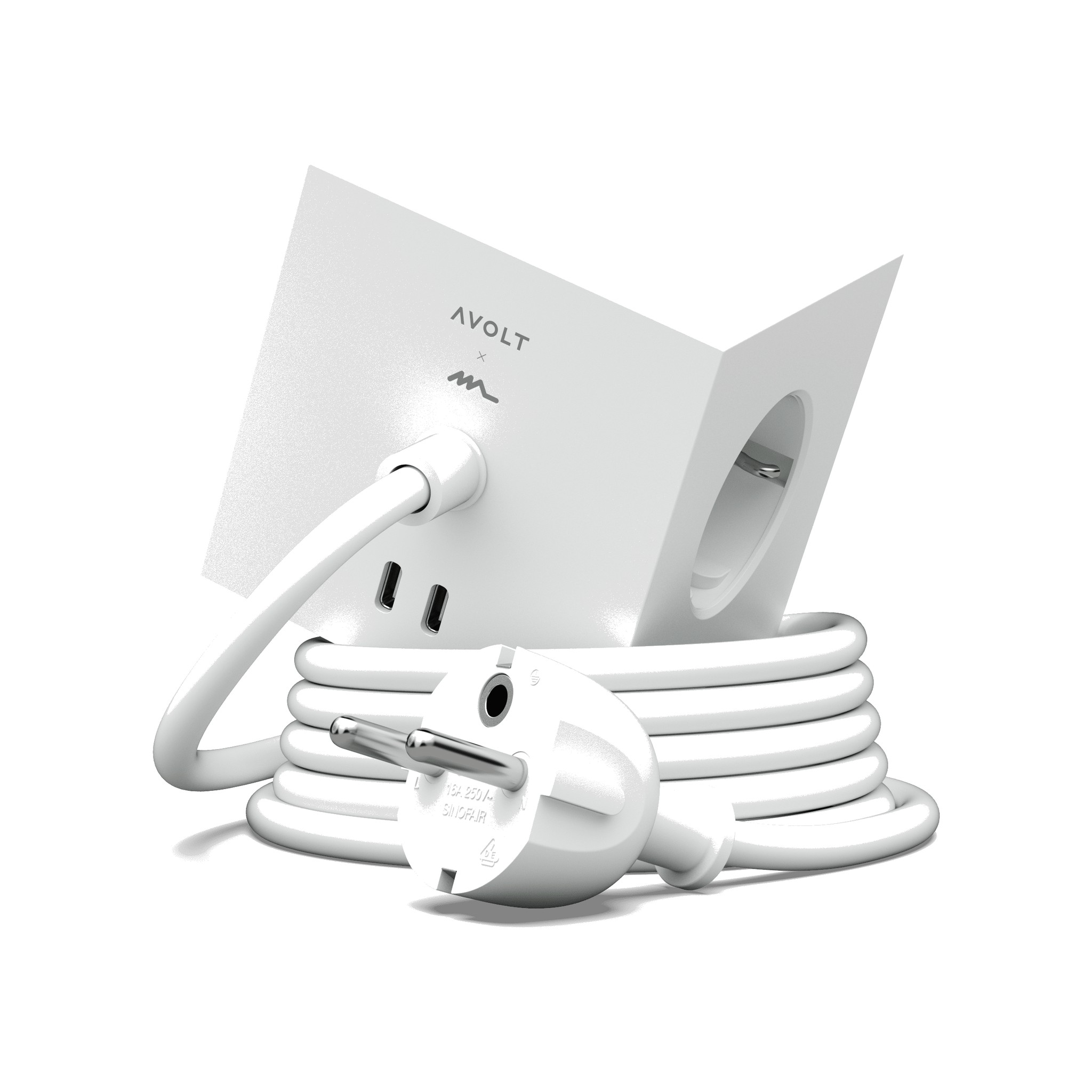 SQUARE 1 / USB-C & MAGNET ilgintuvas, 1.8 m.  
