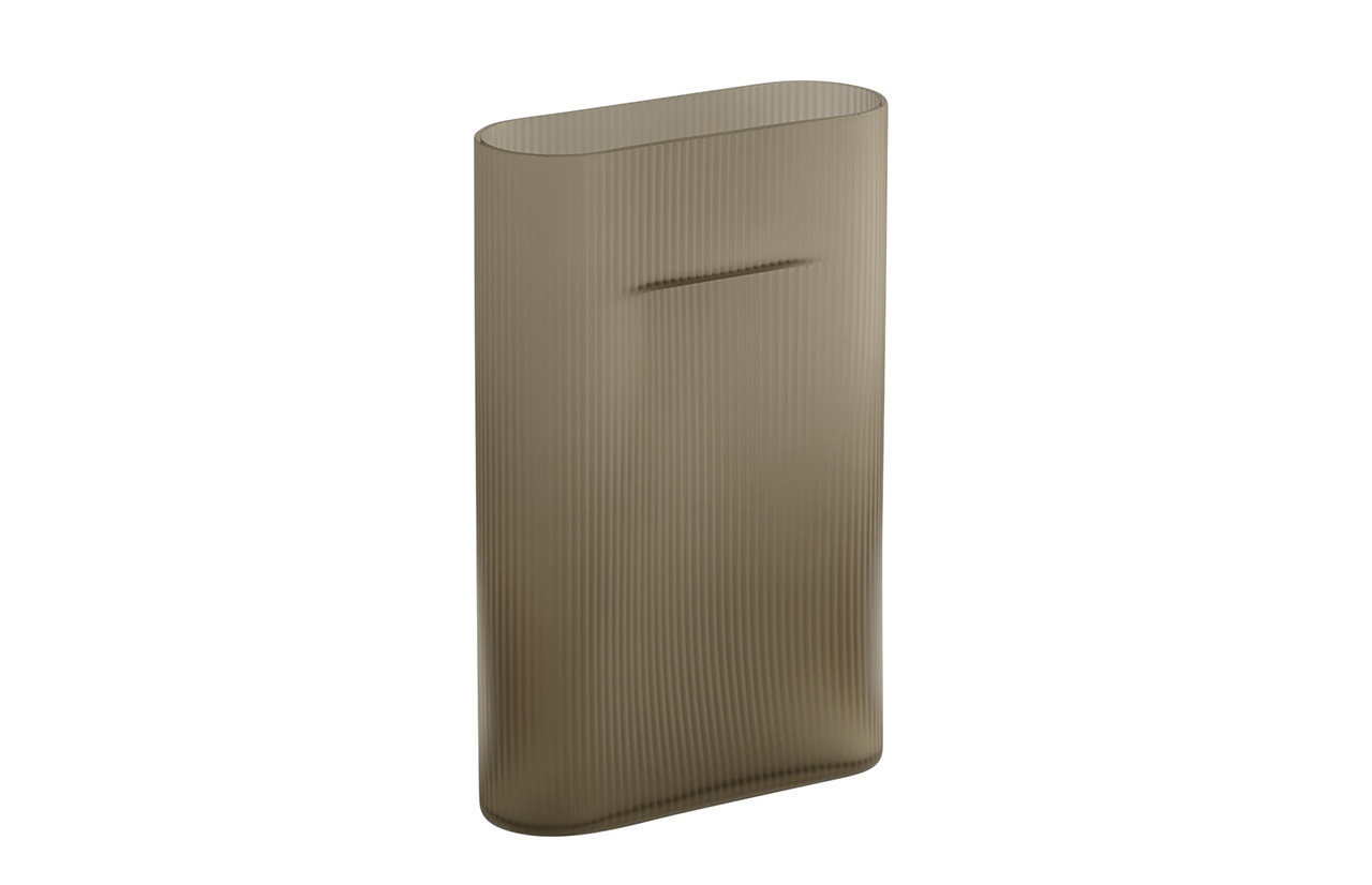 RIDGE vaza, 35 cm, stiklas