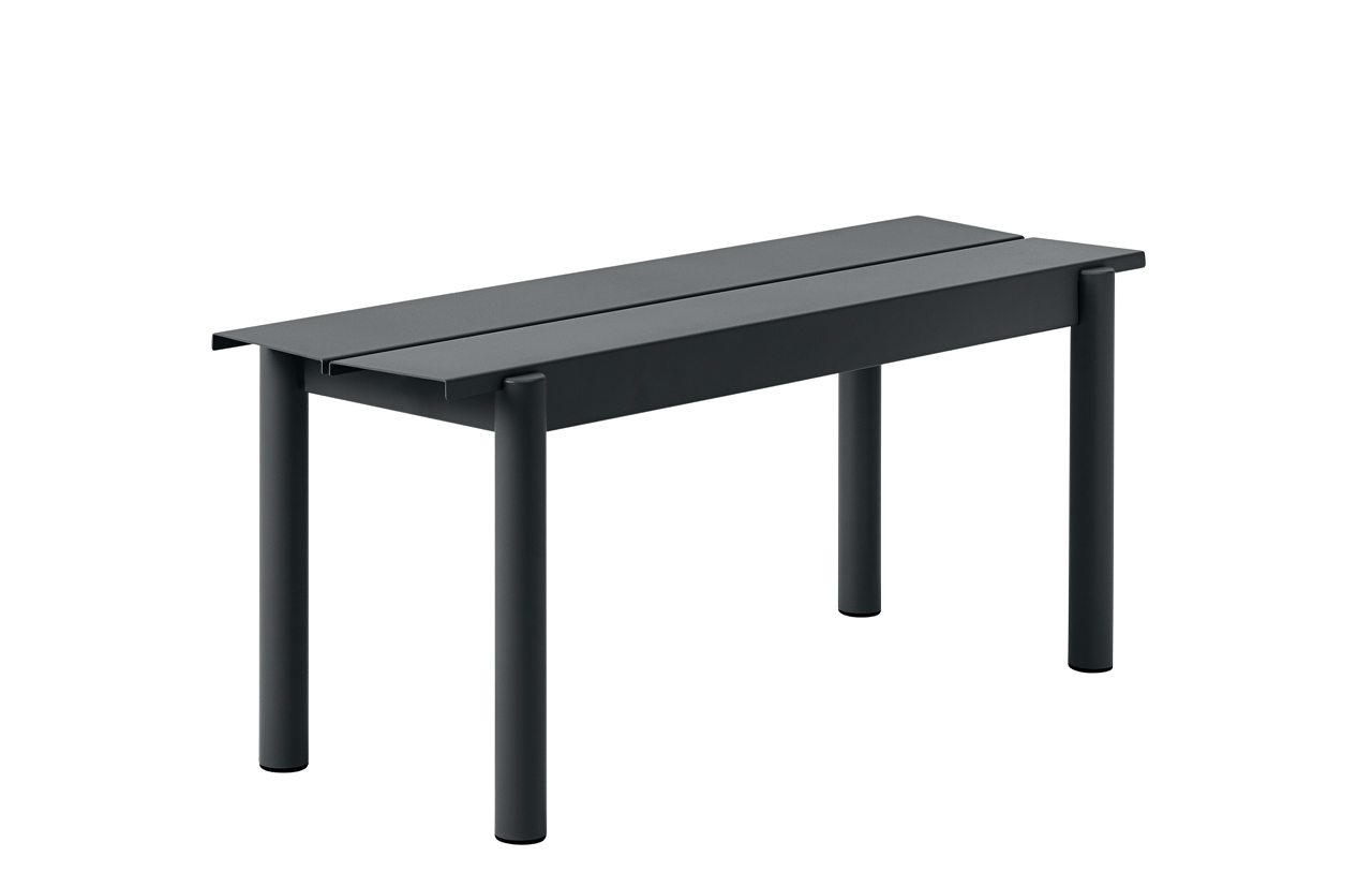 LINEAR STEEL Bench, 110 x 39cm