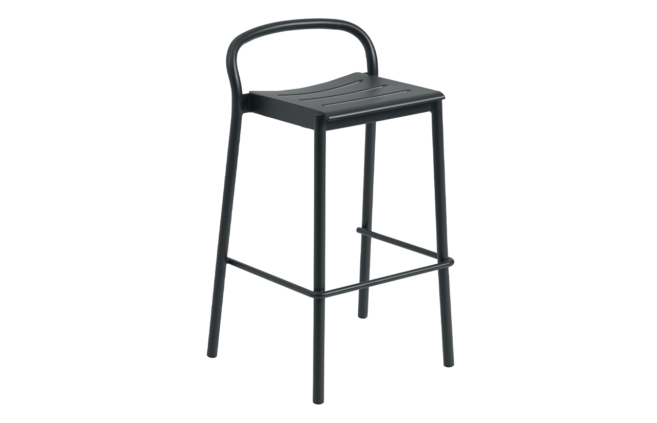 LINEAR STEEL Bar Stool