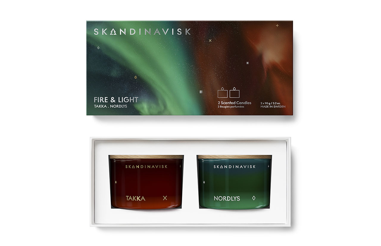 FIRE & LIGHT scented candle set