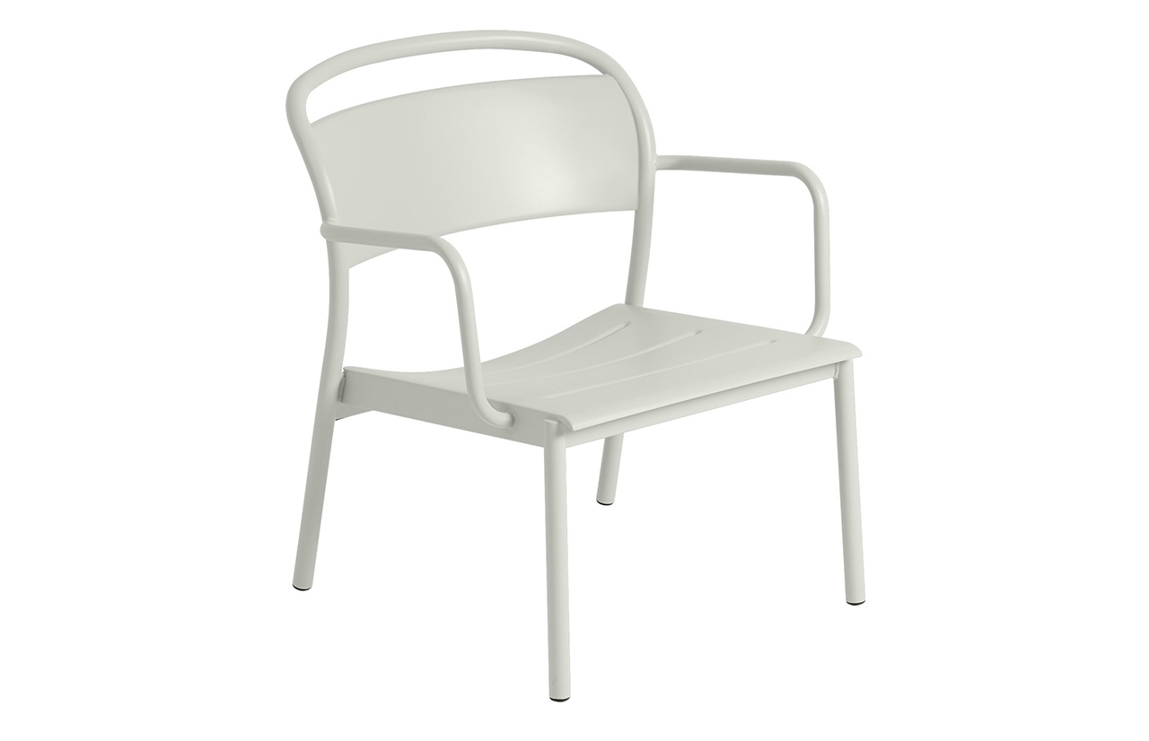 LINEAR STEEL LOUNGE kėdė su porankiais