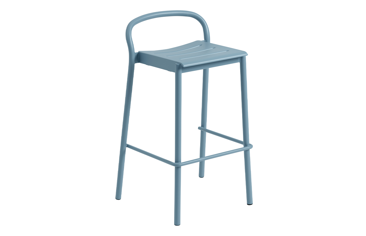 LINEAR STEEL Bar Stool