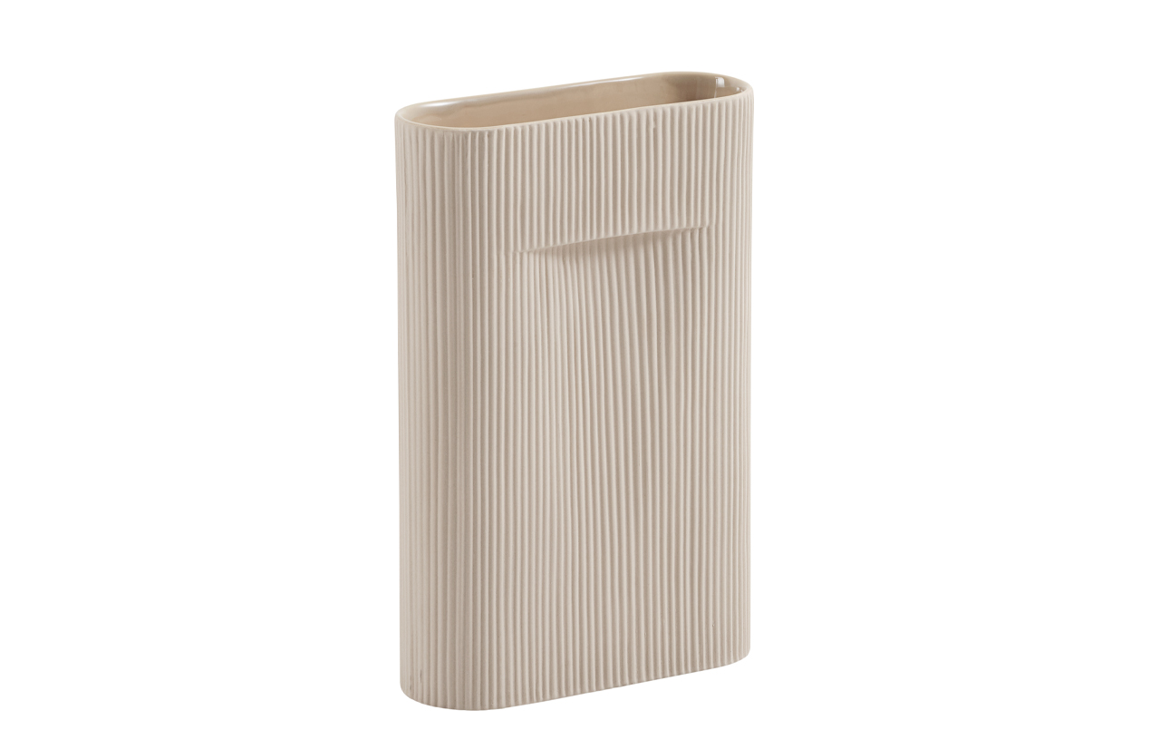 RIDGE vaza, 35 cm, keramika