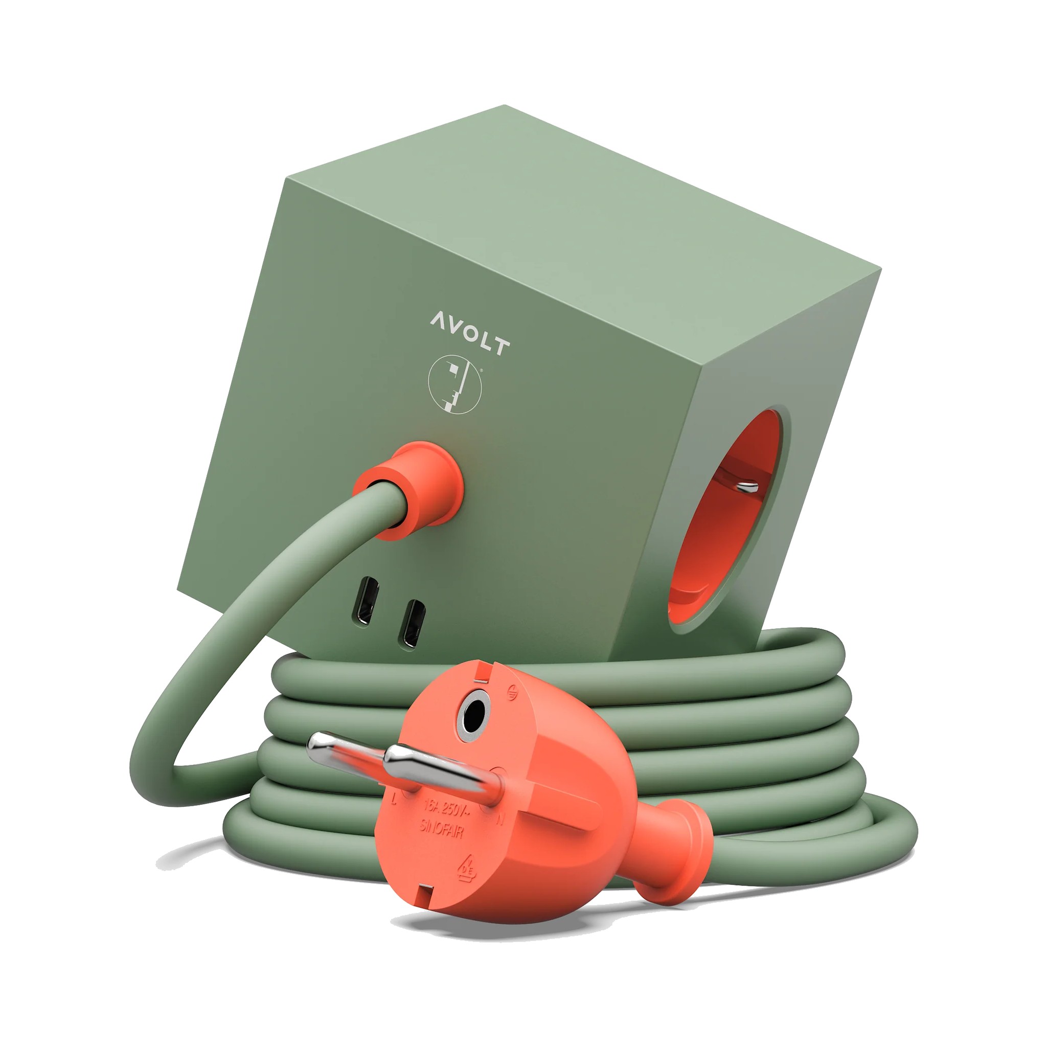 SQUARE 1 / USB-C & MAGNET – BAUHAUS ARCHIVE ilgintuvas, 1.8 m.