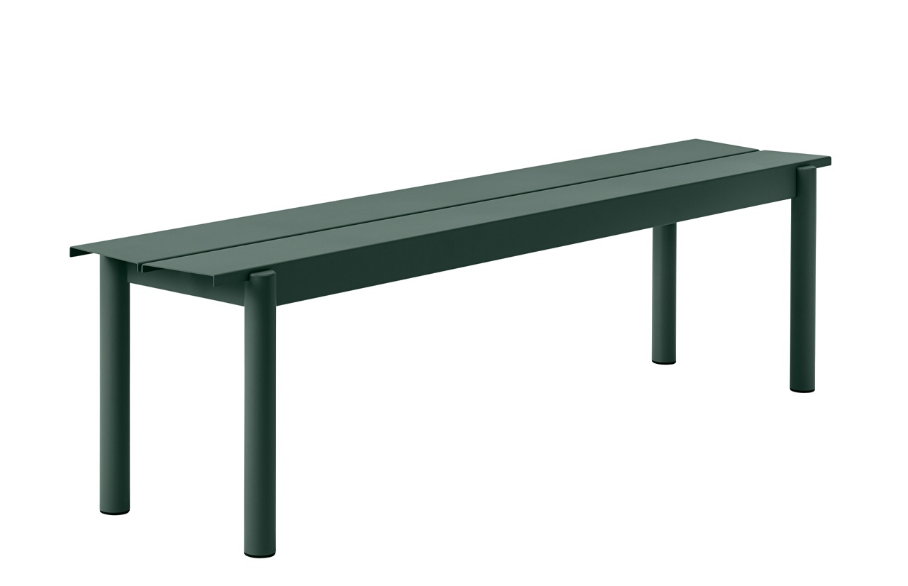 LINEAR STEEL Bench, 170 x 39cm
