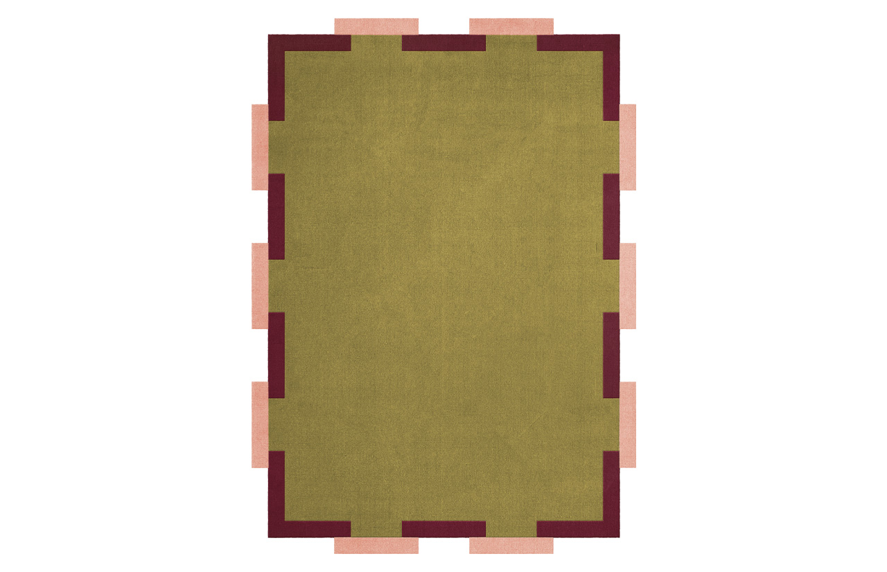 OLIVE BLUSH kilimas, 250 x 350 cm