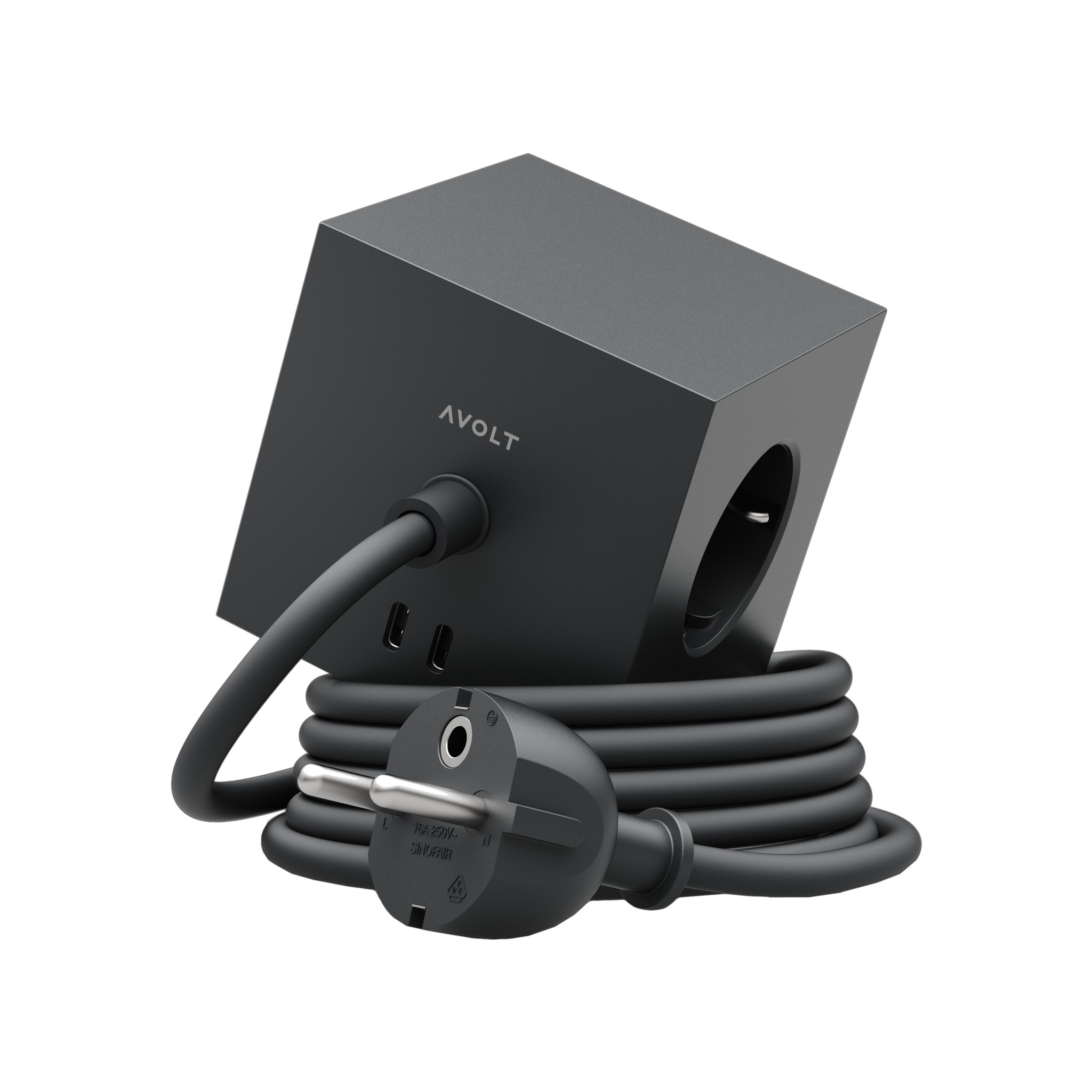 SQUARE 1 / USB-C & MAGNET ilgintuvas, 1.8 m.  